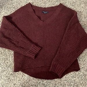 American Eagle Crop Sweater